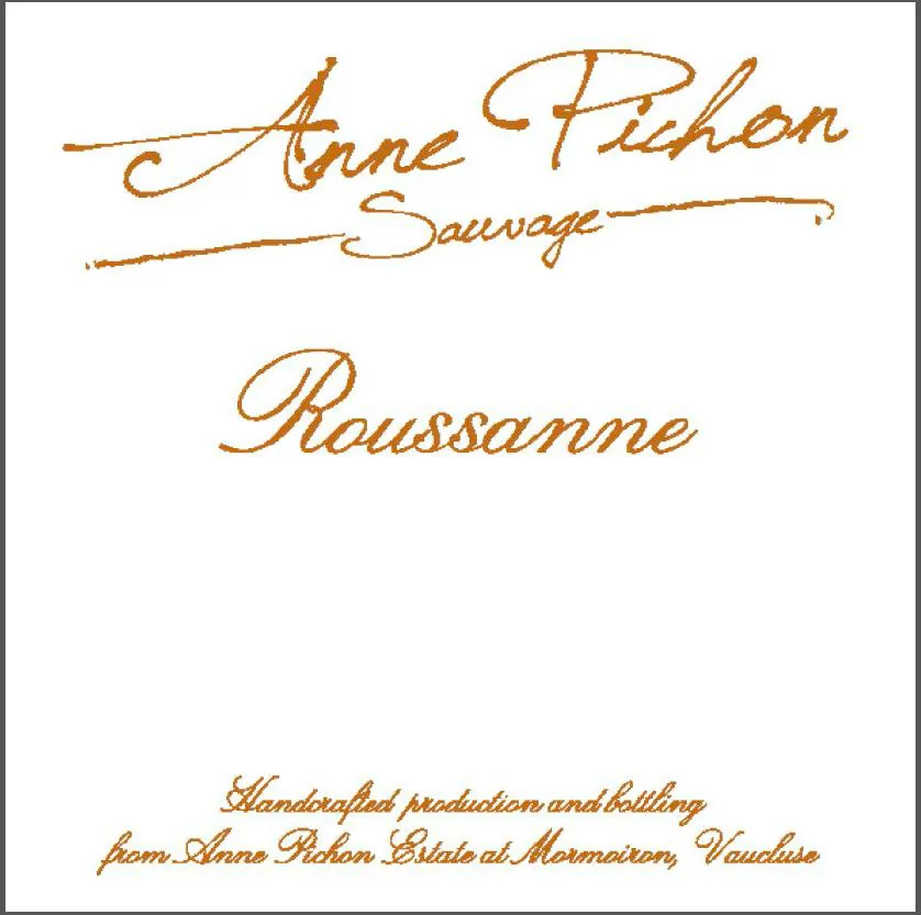 Sauvage Roussanne Bottle