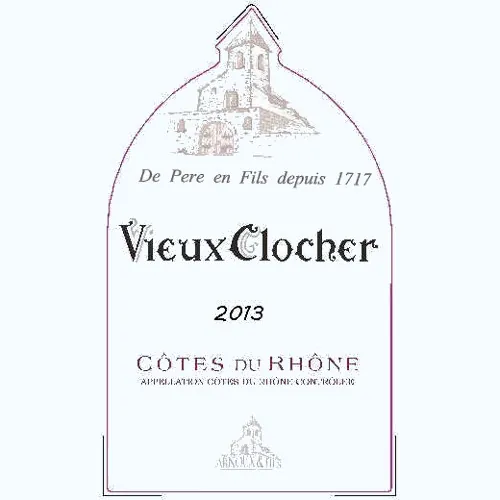 Cotes du Rhone Vieux Clocher Blanc Bottle