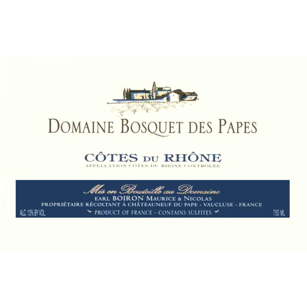 Cotes du Rhone Bottle