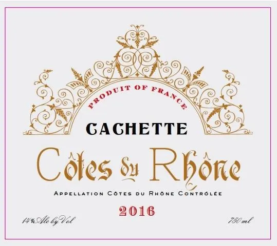 Cotes du Rhone Bottle