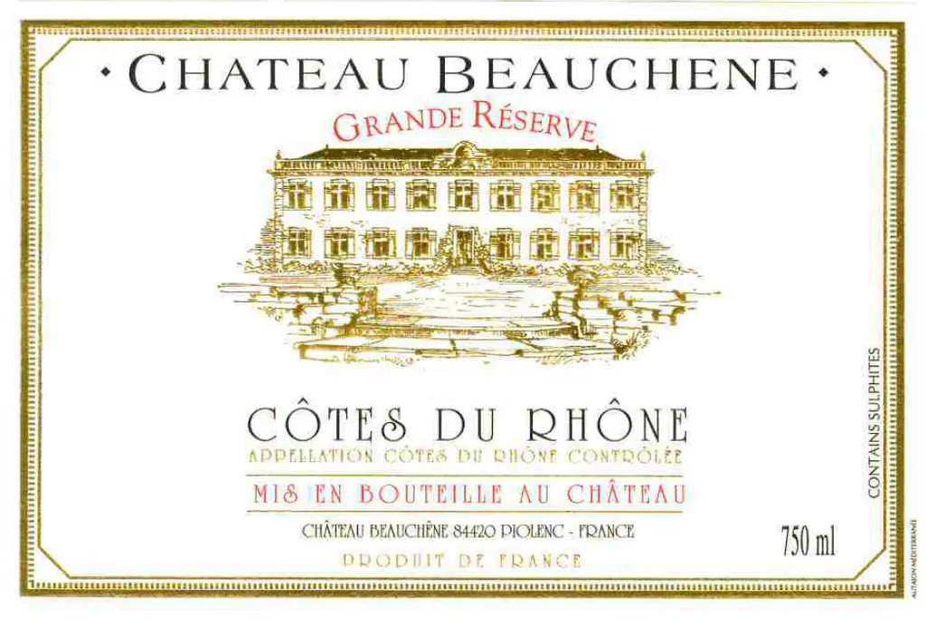 Cotes du Rhone Grande Reserve Bottle