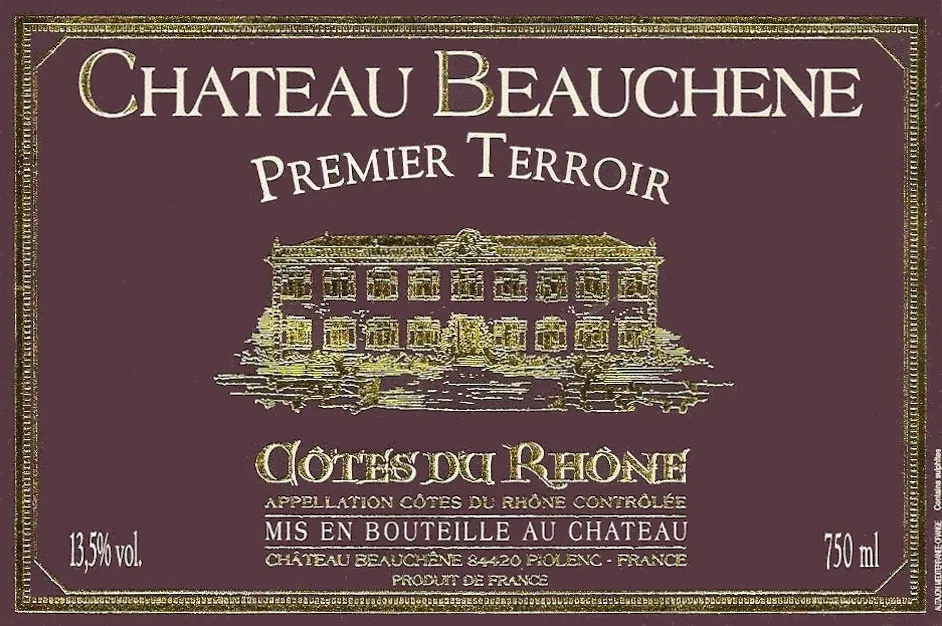 Cotes du Rhone Premier Terroir Bottle