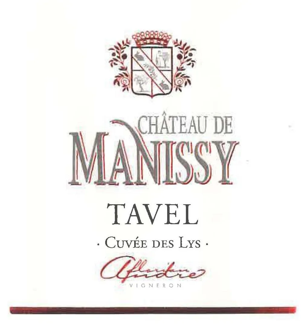 Tavel Cuvee des Lys Rose Bottle