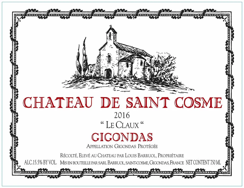 Gigondas le Claux Bottle