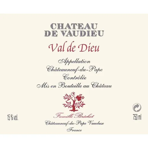 Val de Dieu Chateauneuf-du-Pape Bottle