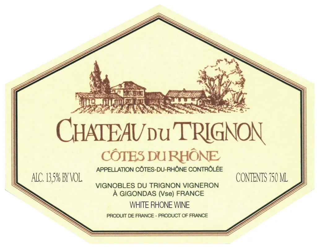 Cotes du Rhone Blanc Bottle