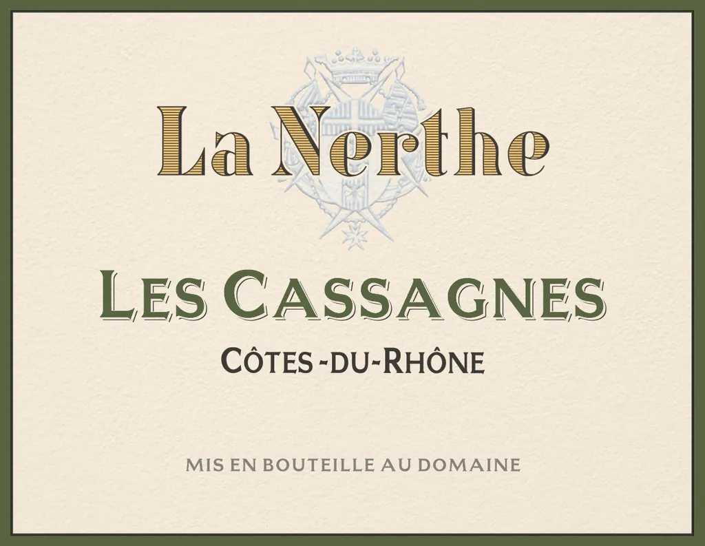 Les Cassagnes Cotes-du-Rhone Blanc Bottle