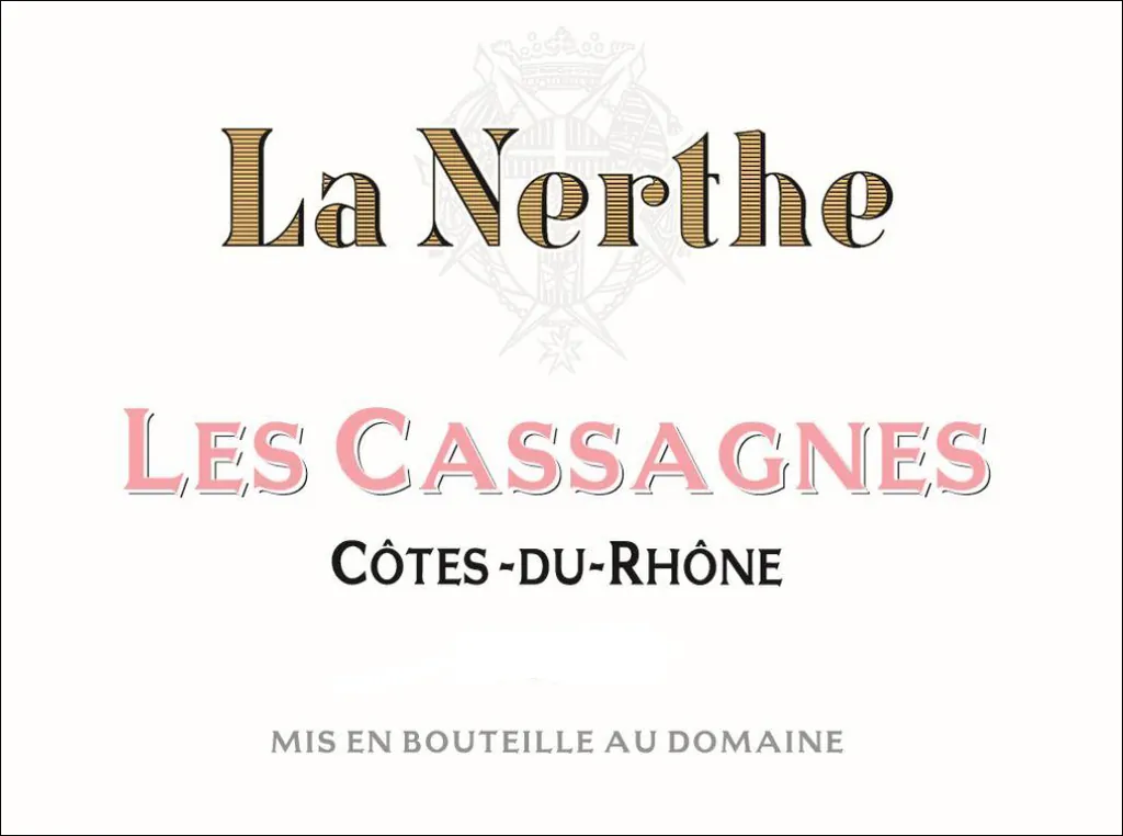 Les Cassagnes Cotes-du-Rhone Rose Bottle