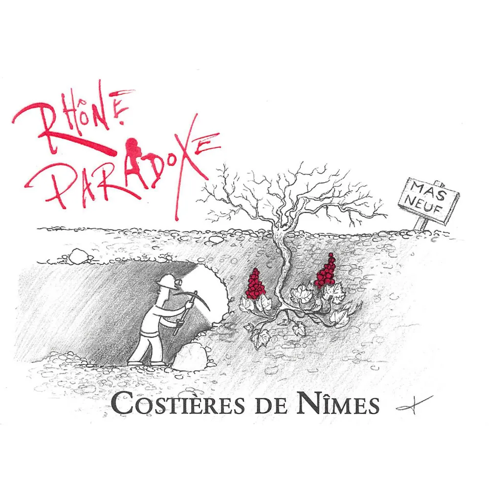 Rhone Paradox Costieres de Nimes Rouge Bottle