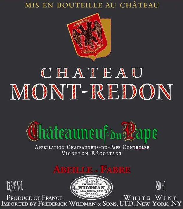 Chateauneuf-du-Pape Blanc Bottle