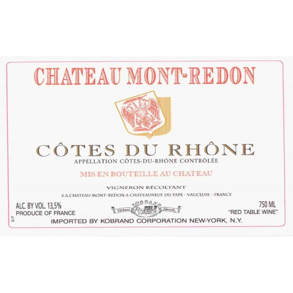 Cotes du Rhone Bottle