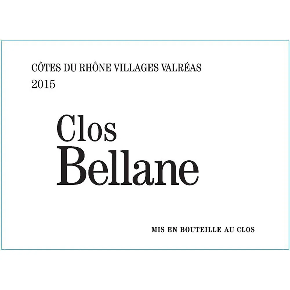 Cotes du Rhone Villages Valreas Blanc Bottle