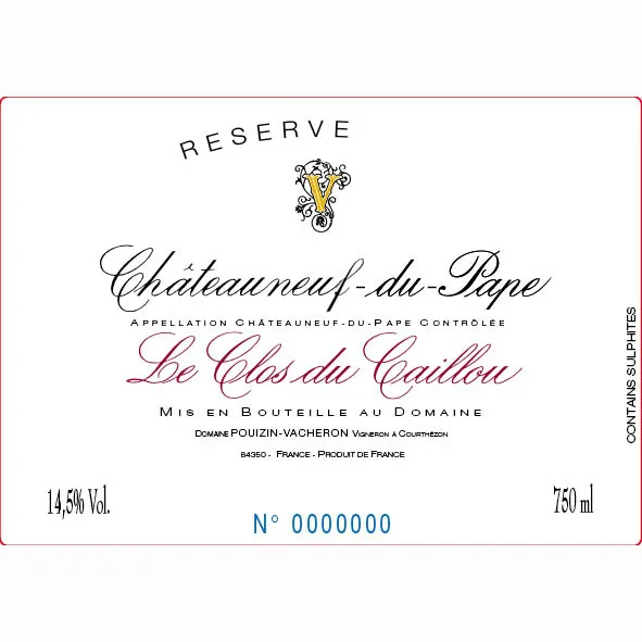 Chateauneuf-du-Pape Reserve Bottle