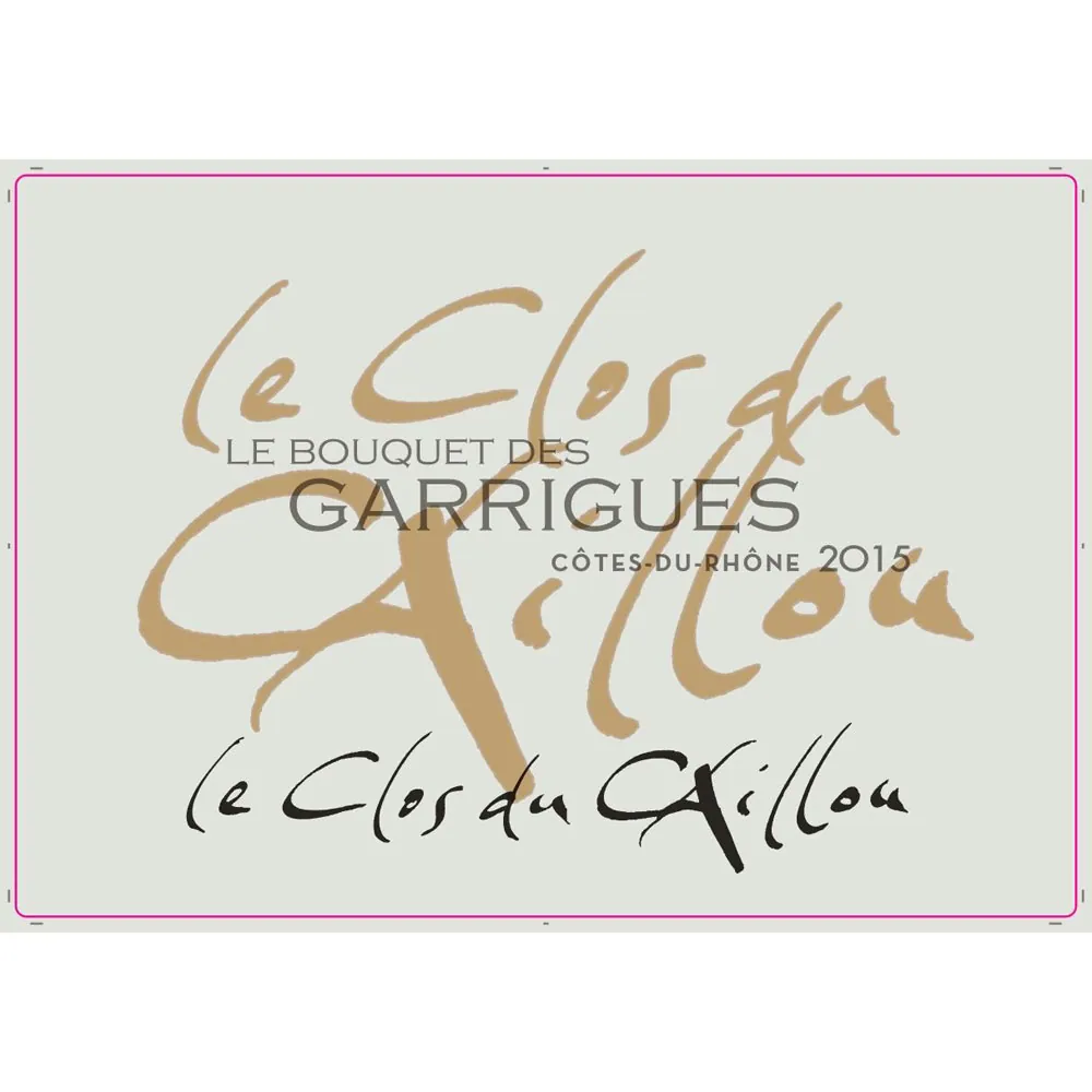 Cotes du Rhone Bouquet de Garrigues Bottle