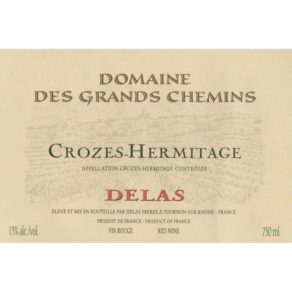 Crozes-Hermitage Domaine des Grands Chemins Bottle
