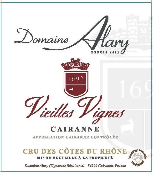 Cairanne Vieilles Vignes Bottle