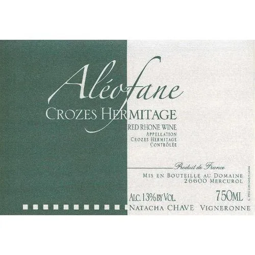 Crozes-Hermitage Bottle