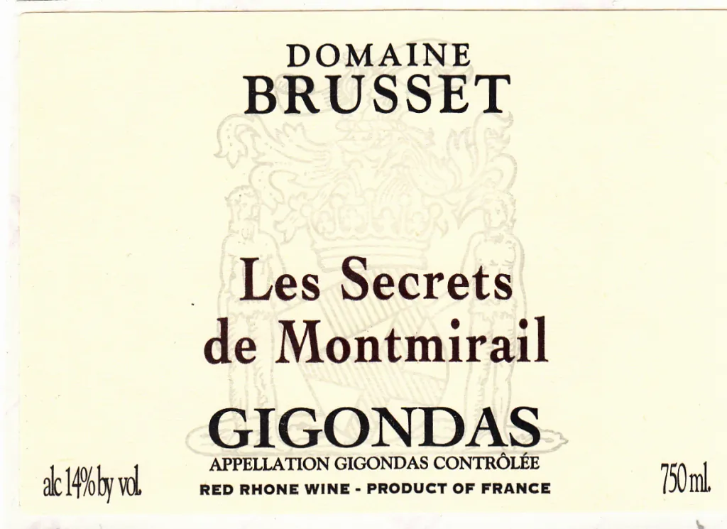 Gigondas Les Secrets de Montmirail Bottle
