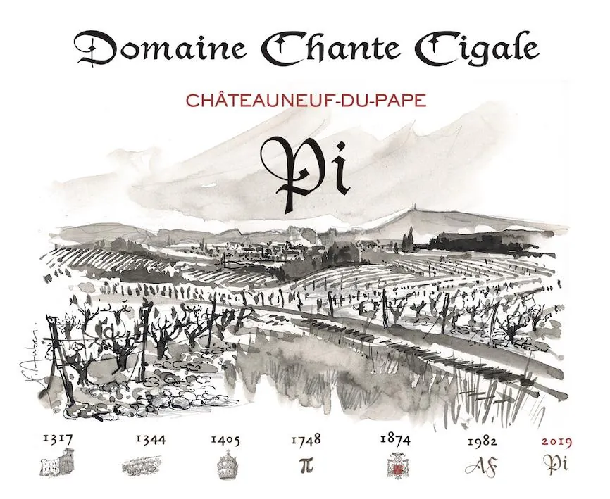Chateauneuf-du-Pape Pi Bottle