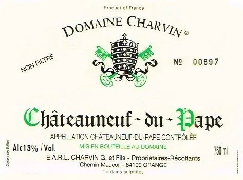 Chateauneuf-du-Pape Blanc Bottle