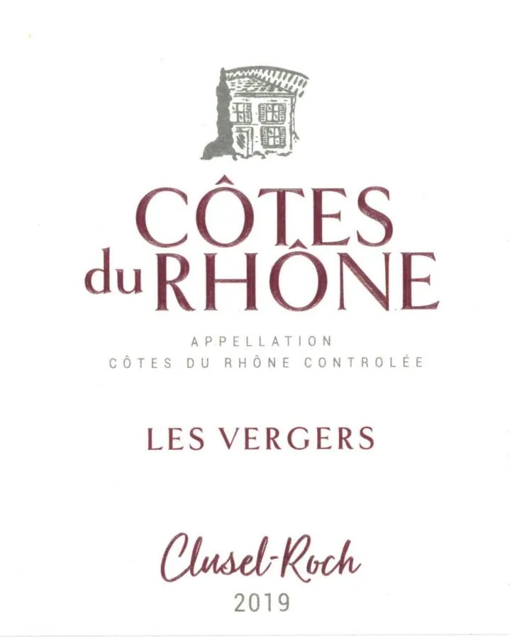 Cotes du Rhone Les Vergers Bottle