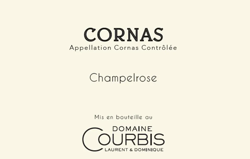 Cornas Champelrose Bottle