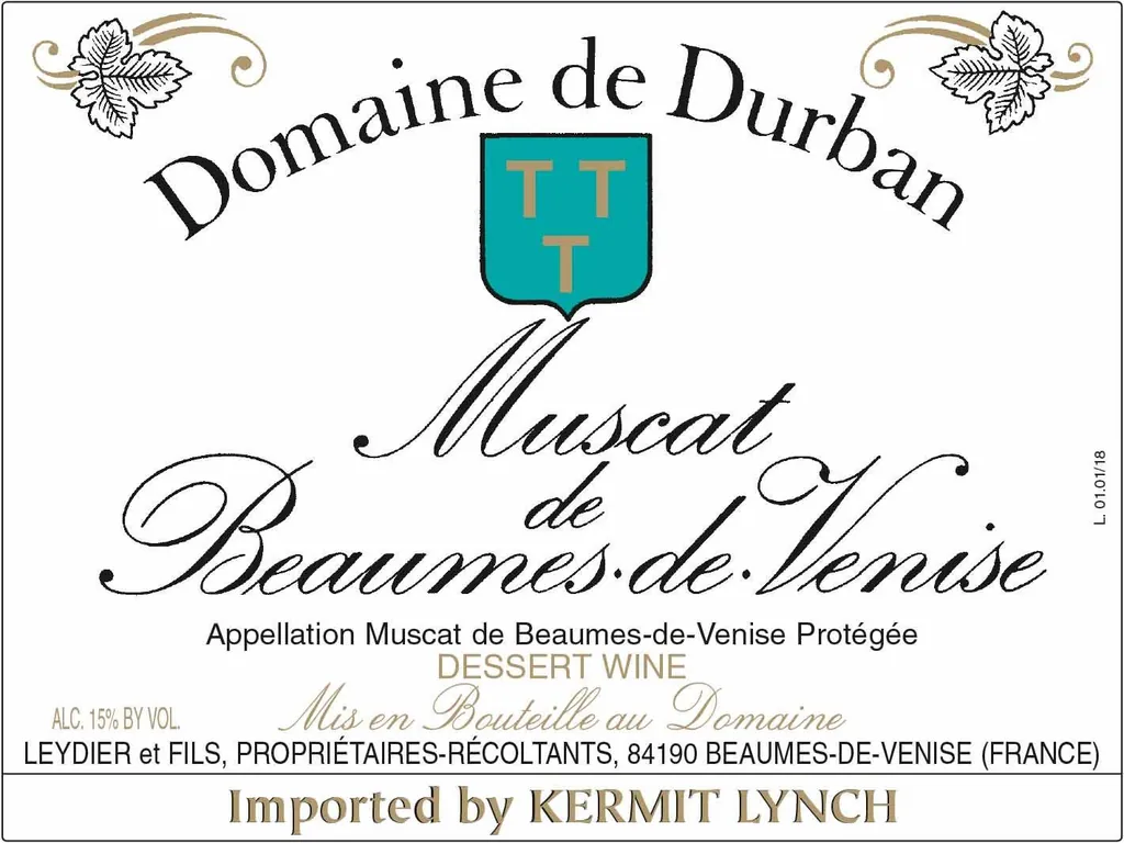 Muscat de Beaumes de Venise Bottle