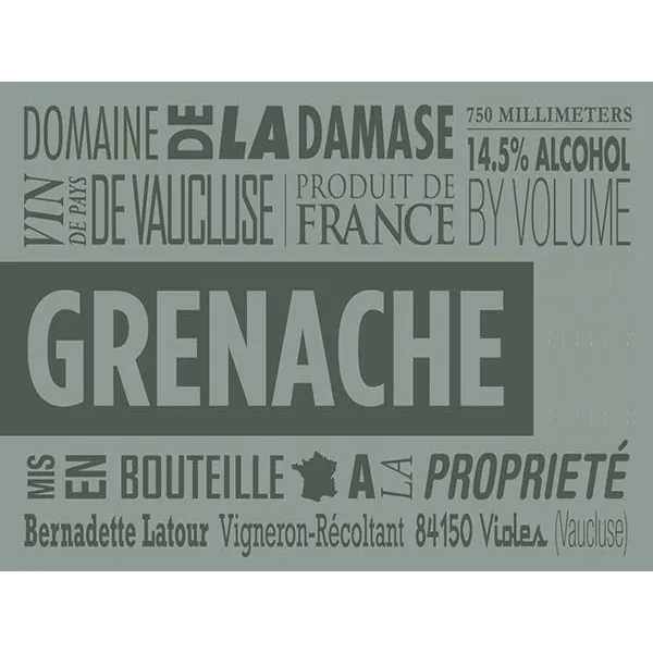 Grenache Bottle