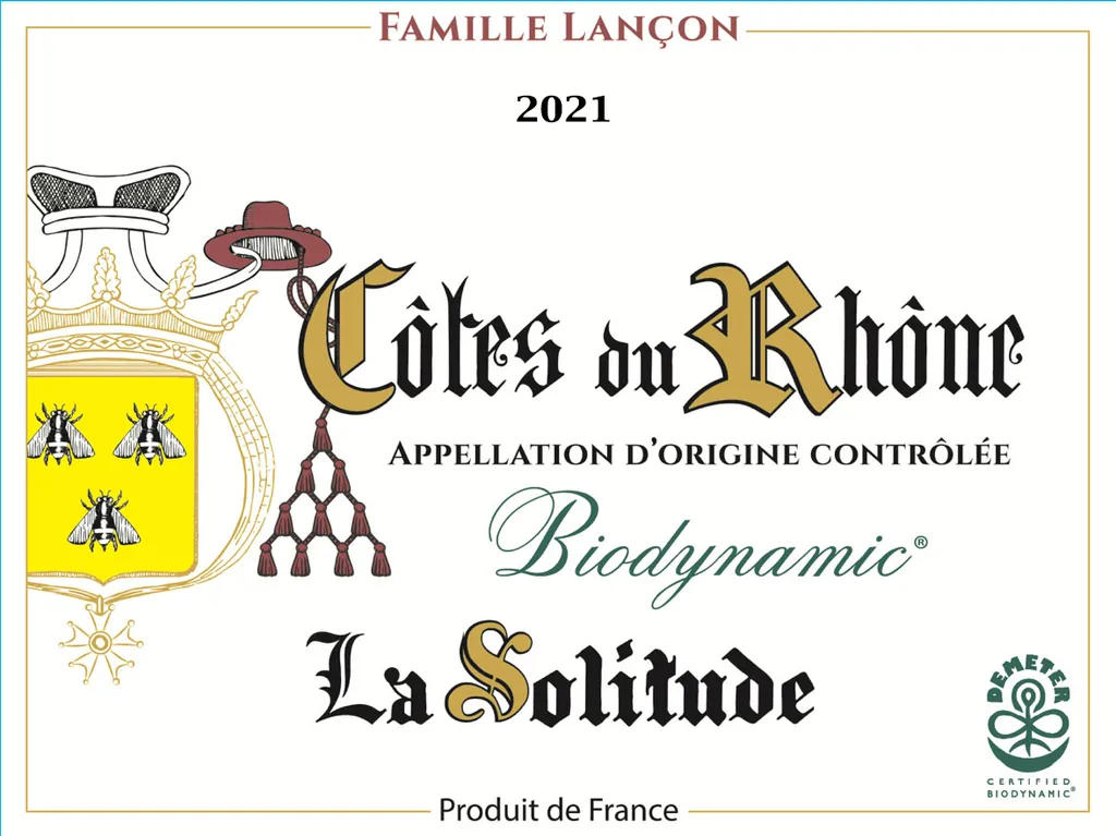 Cotes du Rhone Rose Bottle