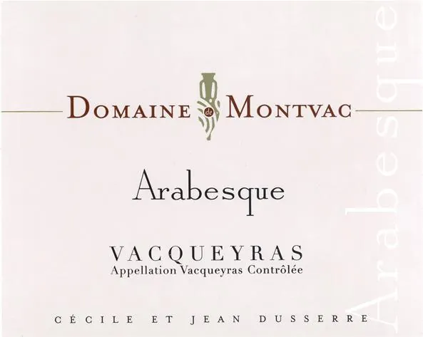 Vacqueyras Arabesque Bottle