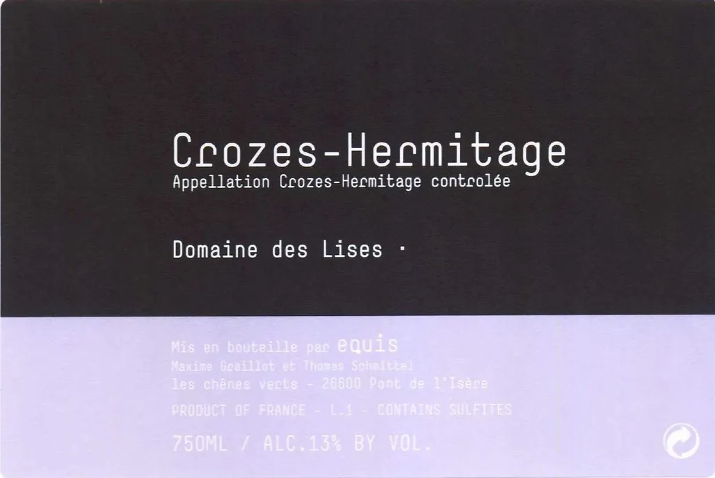 Equis Crozes-Hermitage Bottle