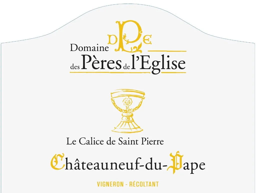 Chateauneuf-du-Pape Le Calice de Saint Pierre Bottle