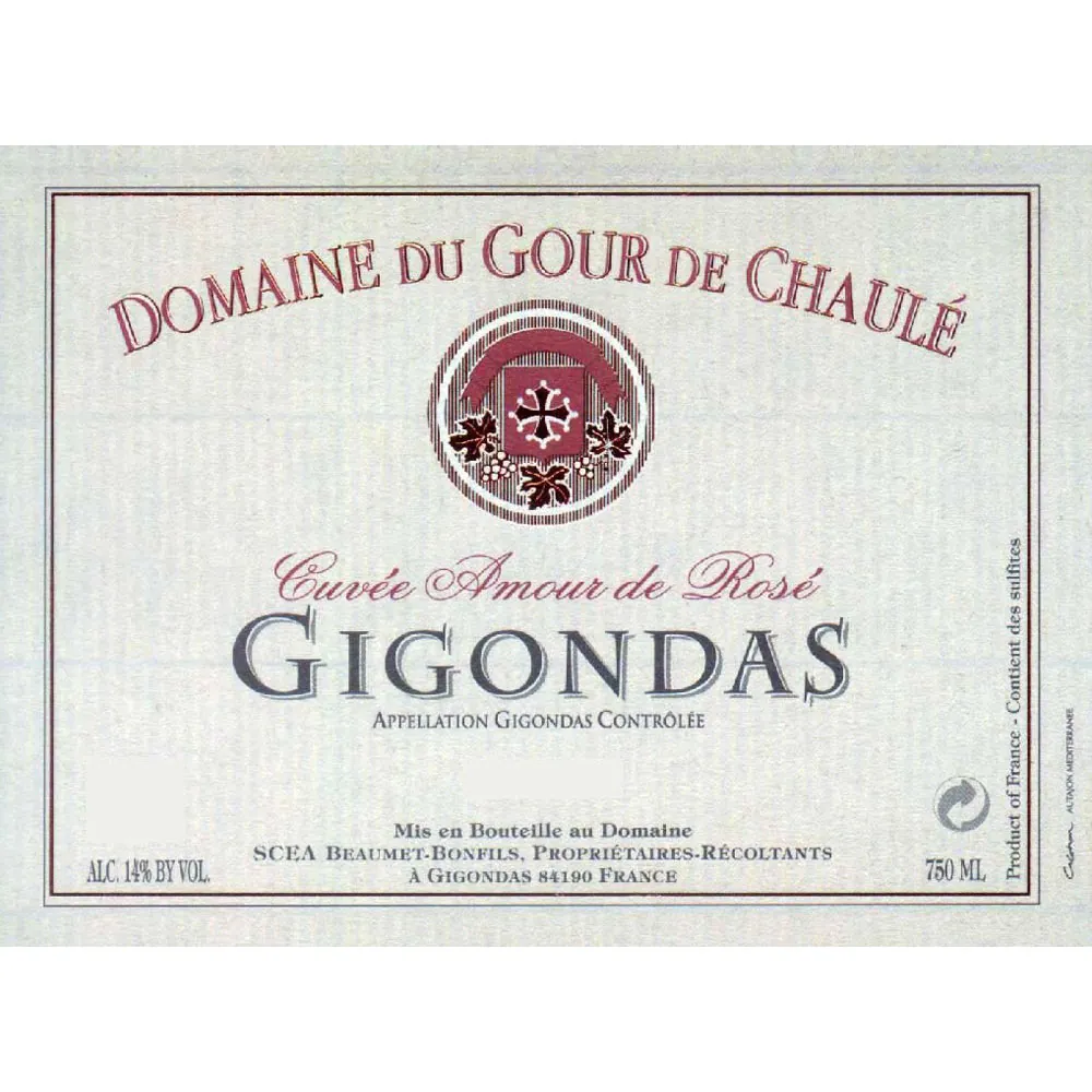 Gigondas Rose Bottle