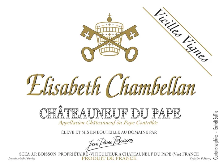 Elisabeth Chambellan Vieilles Vignes Chateauneuf-du-Pape Bottle