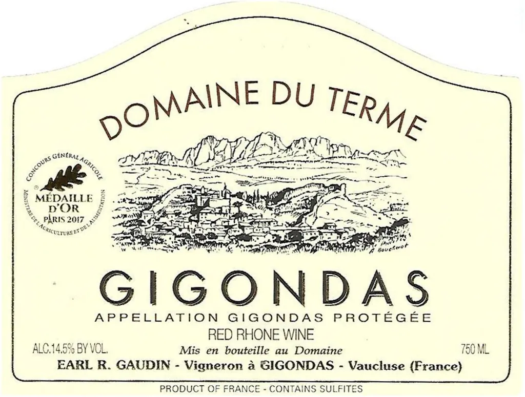 Gigondas Bottle