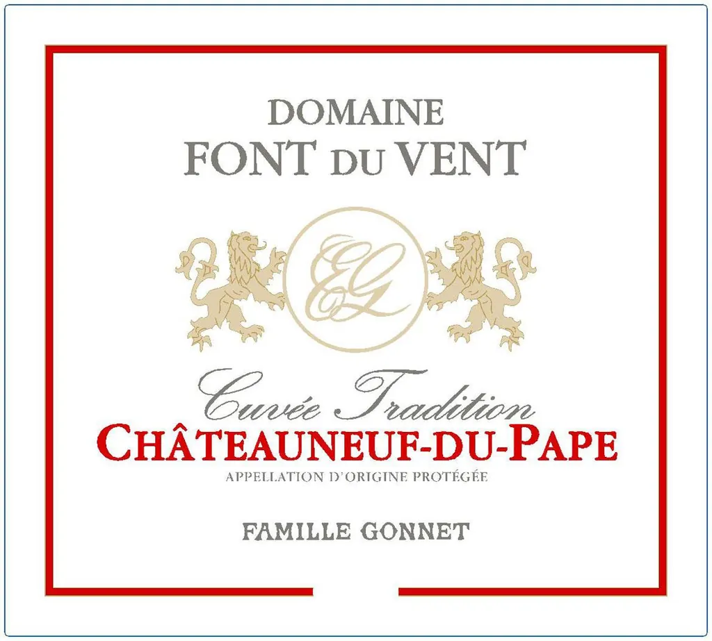 Cuvee Tradition Chateauneuf-du-Pape Blanc Bottle