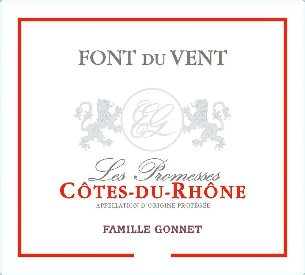 Les Promesses Cotes du Rhone Blanc Bottle