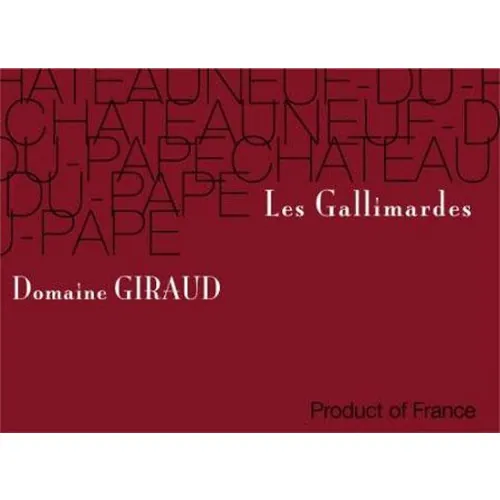 Chateauneuf-du-Pape Les Galimardes Bottle