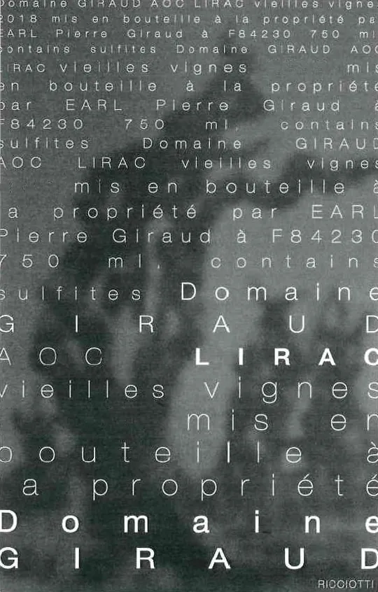 Lirac Vieilles Vignes Bottle