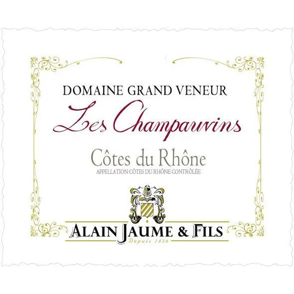 Cotes du Rhone Les Champauvins Bottle