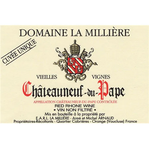 Chateauneuf-du-Pape Vieilles Vignes Cuvee Unique Bottle