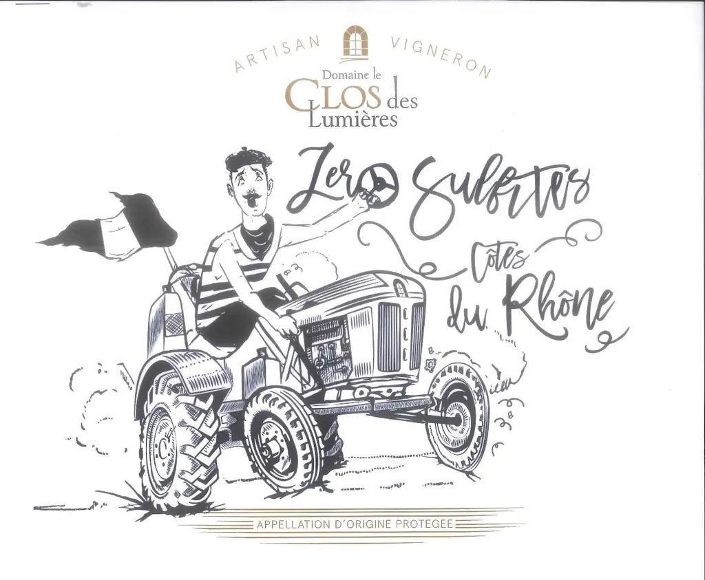 Cotes du Rhone Villages Zero Sulfites Bottle