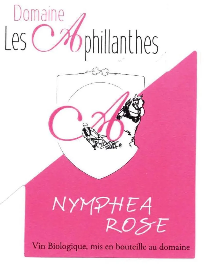 Cotes du Rhone Nymphea Rose Bottle