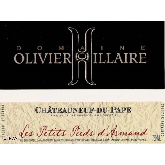 Chateauneuf-du-Pape Les Petits Pieds d'Armand Bottle