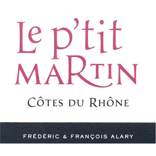 Cotes du Rhone Rouge Le P'tit Martin Bottle