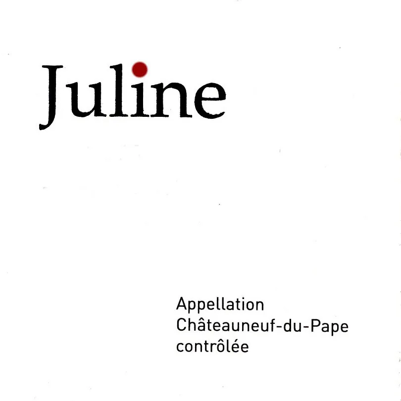 Juline Chateauneuf-du-Pape Bottle