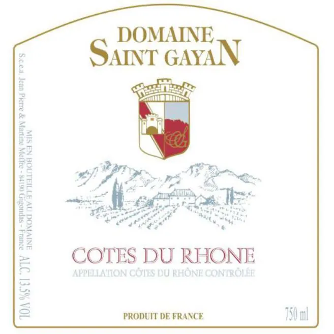 Cotes du Rhone Bottle