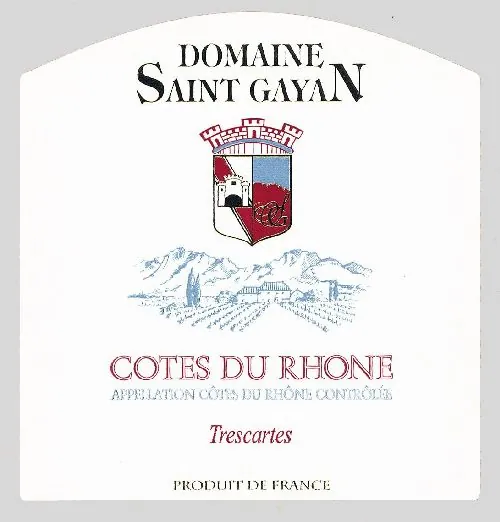 Trescartes Cotes du Rhone Bottle