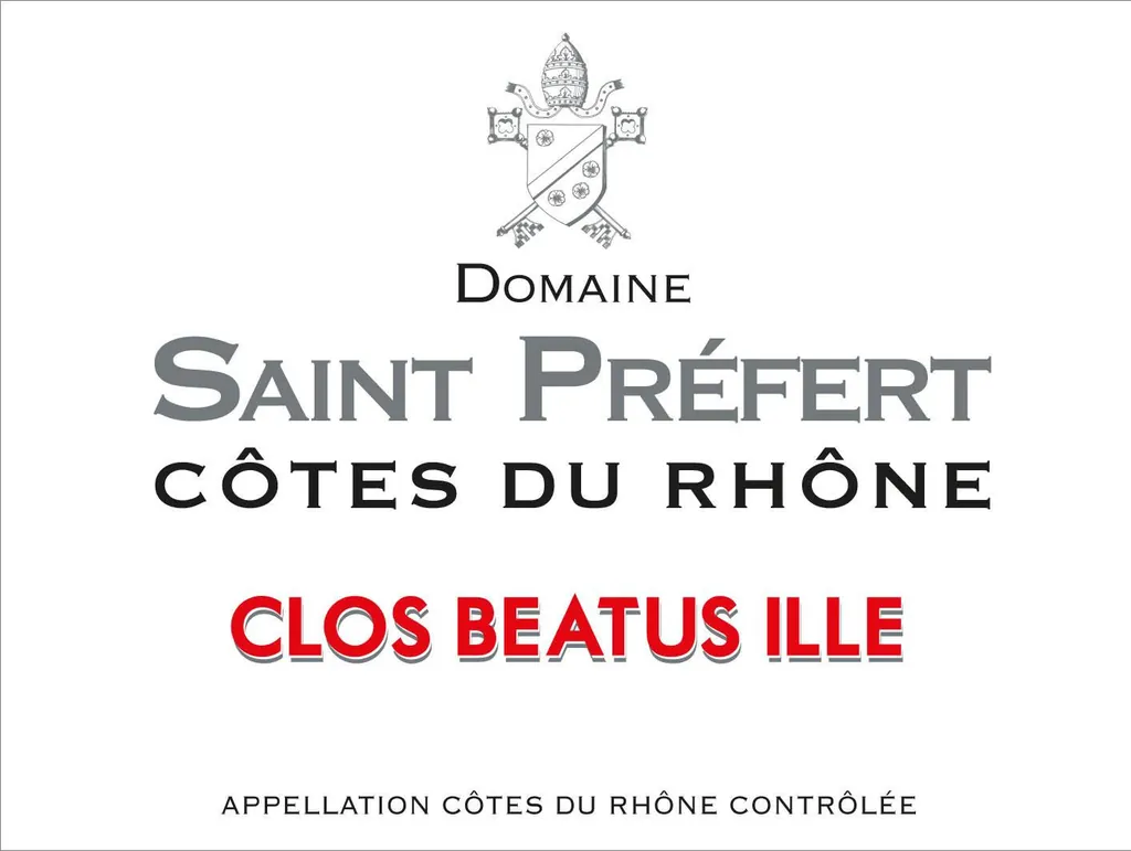 Cotes du Rhone Clos Beatus Ille Bottle