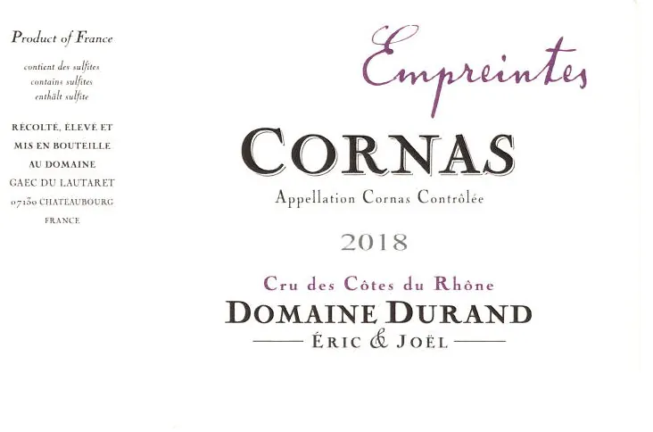 Cornas Empreintes Bottle